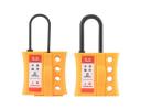Non-conductive lockout hasp with slider - D16/17